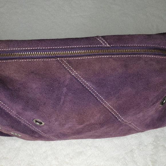 Marc Jacobs - Purple Suede Crossbody Bag - Picture 5 of 7